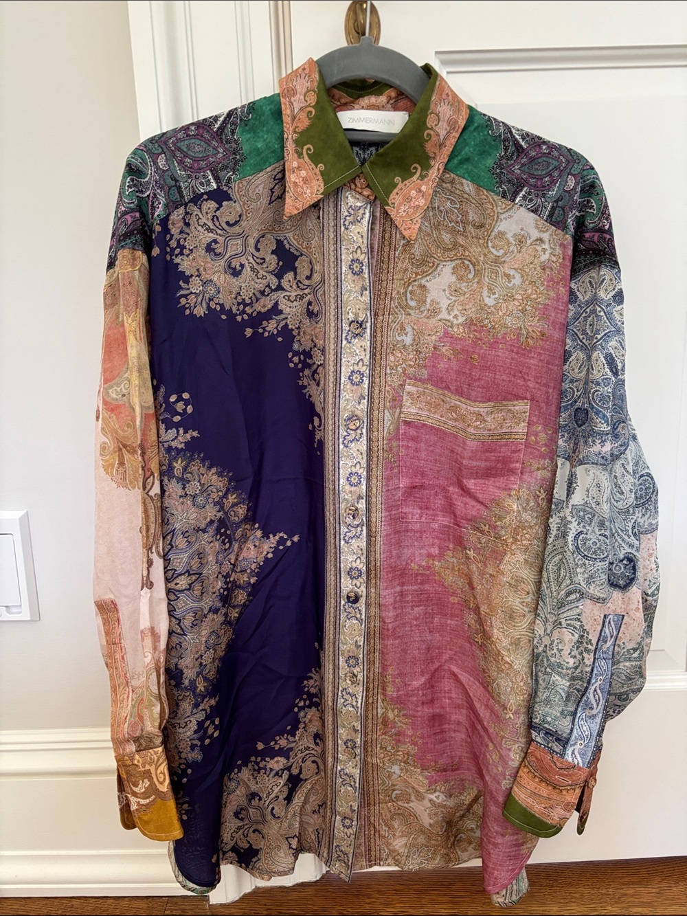 Zimmerman silk blouse sz 0